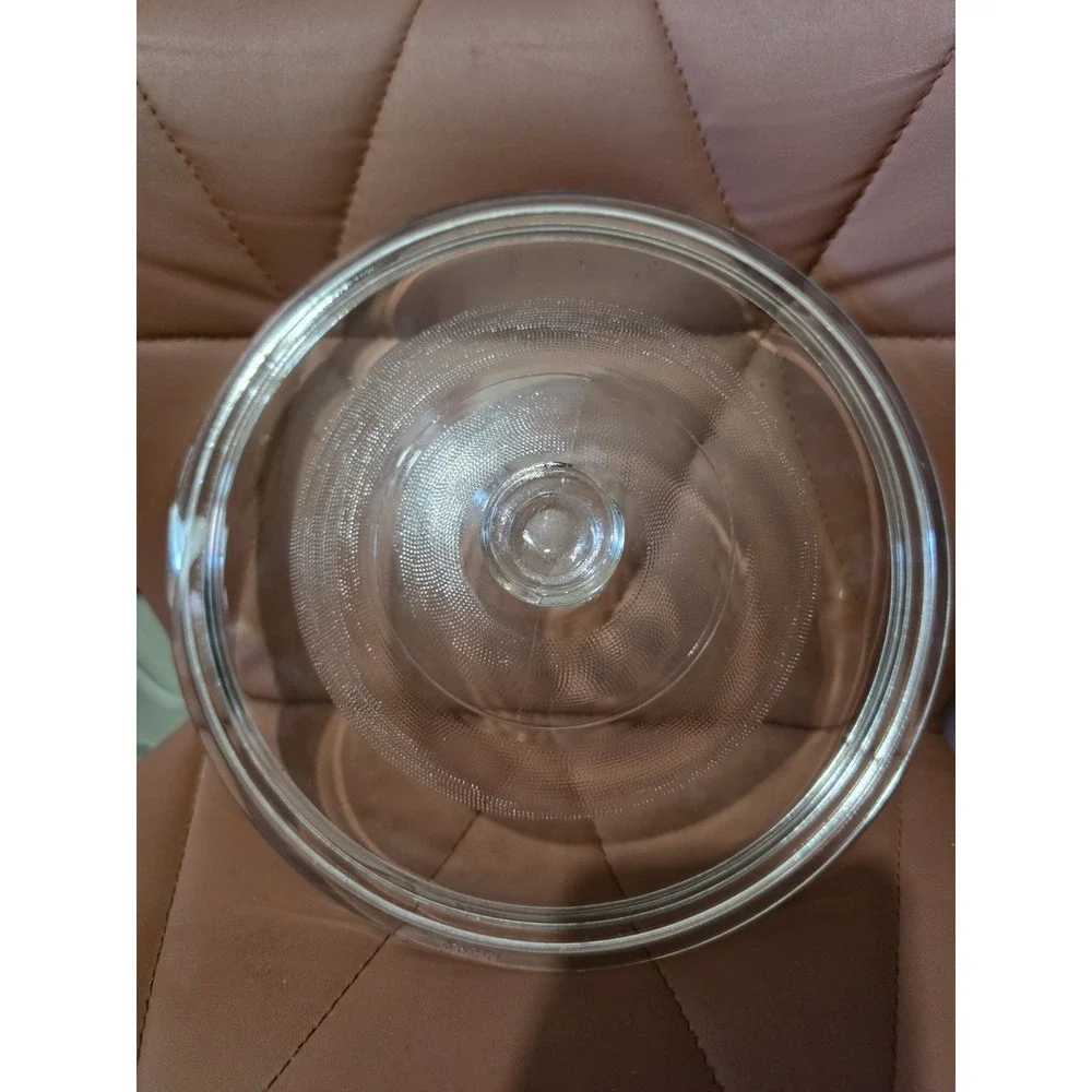 Vintage Pyrex Corning Glass Replacement Lid Mexico 5 Fits 1.5 Qt Casserole 8.5